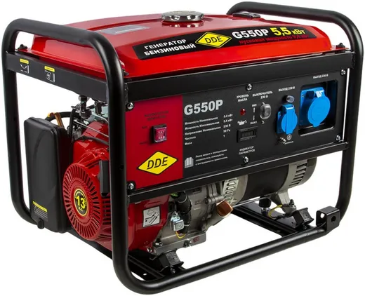 DDE G550P бензиновый генератор DDE G550P бензиновый генератор недорого с доставкой