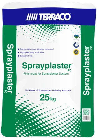 Terraco Sprayplaster FC шпатлевка финишная для механизированного нанесения Terraco Sprayplaster FC шпатлевка финишная для механизированного нанесения