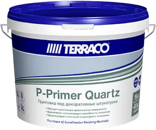 Terraco P-Primer Quartz грунтовка под декоративные штукатурки Terraco P-Primer Quartz грунтовка под декоративные штукатурки недорого с доставкой