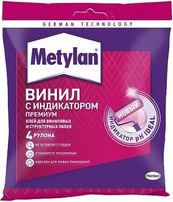 Метилан Винил Премиум с Индикатором клей для виниловых и структурных обоев Метилан Винил Премиум с Индикатором клей для виниловых и структурных обоев недорого с доставкой