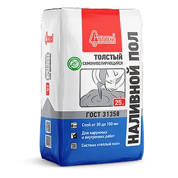 Наливной пол "Толстый" самонивелирующийся 25 кг