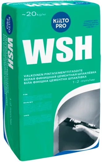 Kiilto Pro WSH финишная шпатлевка для стен и потолков