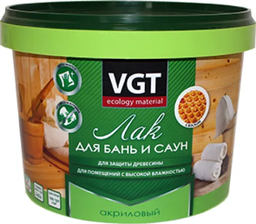 ВГТ лак акриловый для бань и саун ВГТ лак акриловый для бань и саун недорого с доставкой