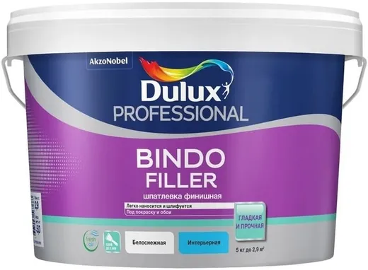 Dulux Professional Bindo Filler финишная шпатлевка под покраску и обои Dulux Professional Bindo Filler финишная шпатлевка под покраску и обои недорого с доставкой