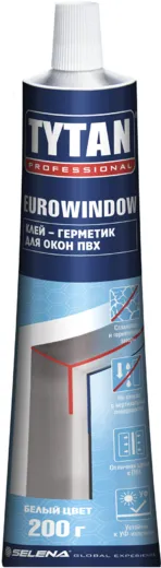 Титан Professional Eurowindow клей-герметик для окон ПВХ Титан Professional Eurowindow клей-герметик для окон ПВХ недорого с доставкой