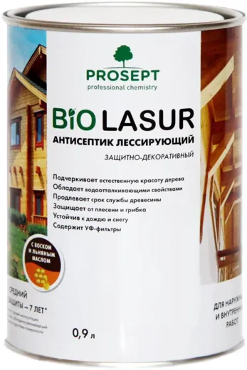 Просепт Bio Lasur антисептик лессирующий защитно-декоративный Просепт Bio Lasur антисептик лессирующий защитно-декоративный недорого с доставкой