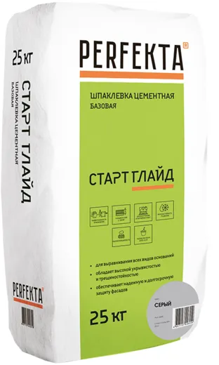 Perfekta Старт Глайд шпаклевка цементная базовая Perfekta Старт Глайд шпаклевка цементная базовая недорого с доставкой