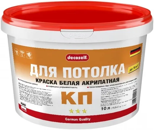 Пуфас Decoself для Потолка КП краска акрилатная