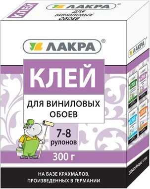 Лакра клей для виниловых обоев Лакра клей для виниловых обоев недорого с доставкой