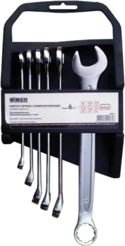 Бибер набор ключей гаечных комбинированных Бибер набор ключей гаечных комбинированных недорого с доставкой