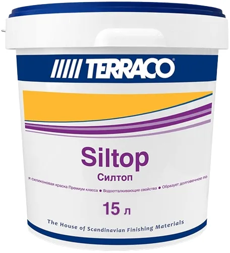 Terraco Siltop краска силиконовая для фасадных работ
