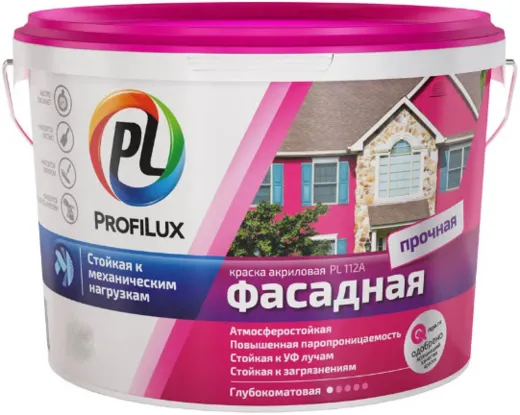 Профилюкс PL-112A краска фасадная Профилюкс PL-112A краска фасадная недорого с доставкой