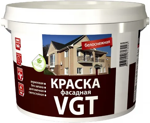 ВГТ ВД-АК-1180 Белоснежная акриловая краска для наружных и внутренних работ ВГТ ВД-АК-1180 Белоснежная акриловая краска для наружных и внутренних работ недорого с доставкой
