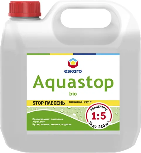 Eskaro Aquastop Bio Stop Плесень акриловый грунт