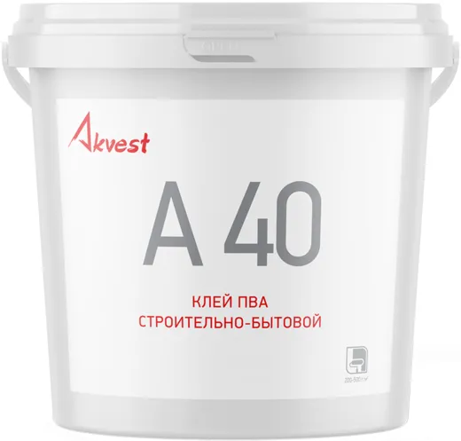 Аквест A 40 клей ПВА строительно-бытовой Аквест A 40 клей ПВА строительно-бытовой