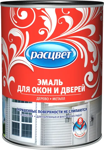 Расцвет эмаль для окон и дверей