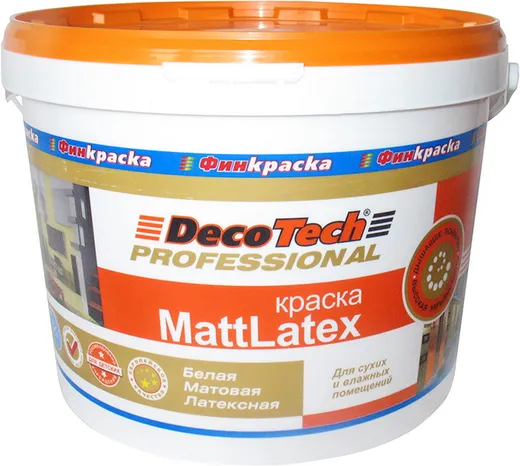 Decotech Professional Mattlatex краска акрилатная Decotech Professional Mattlatex краска акрилатная недорого с доставкой