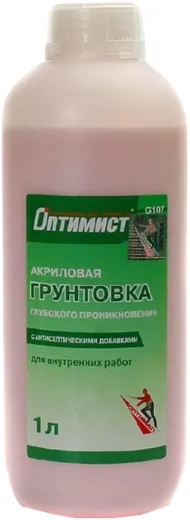 Оптимист G 107 акриловая грунтовка глубокого проникновения Оптимист G 107 акриловая грунтовка глубокого проникновения недорого с доставкой