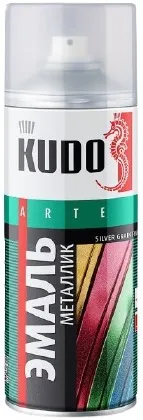 Kudo Arte Silver Finish эмаль металлик аэрозольная