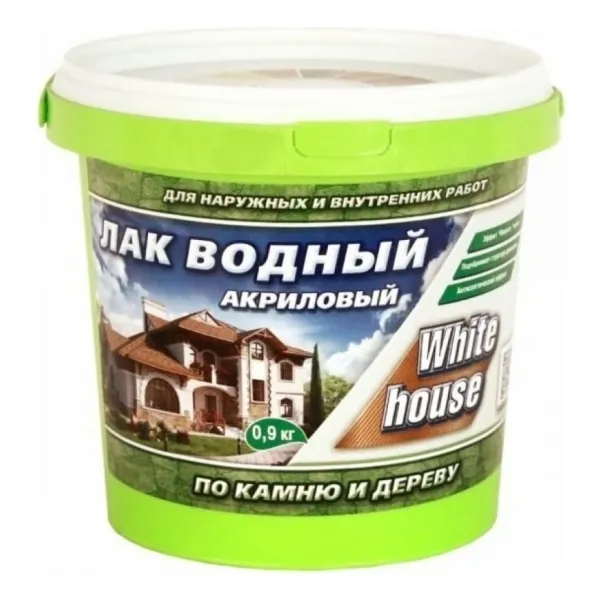 Лак водный по дереву и камню