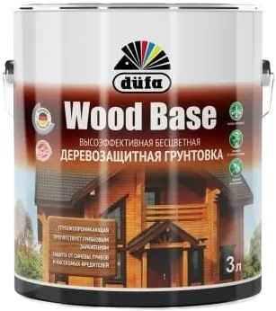Dufa Wood Base высокоэффективная бесцветная деревозащитная грунтовка Dufa Wood Base высокоэффективная бесцветная деревозащитная грунтовка недорого с доставкой