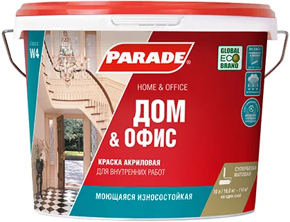 Parade W4 Дом & Офис краска акриловая Parade W4 Дом & Офис краска акриловая