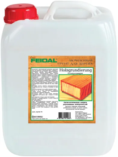 Feidal Holzgrundierung акриловый грунт-антисептик для дерева антисептический