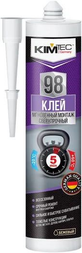 Kim Tec 98 клей мгновенный монтаж сверхпрочный Kim Tec 98 клей мгновенный монтаж сверхпрочный недорого с доставкой