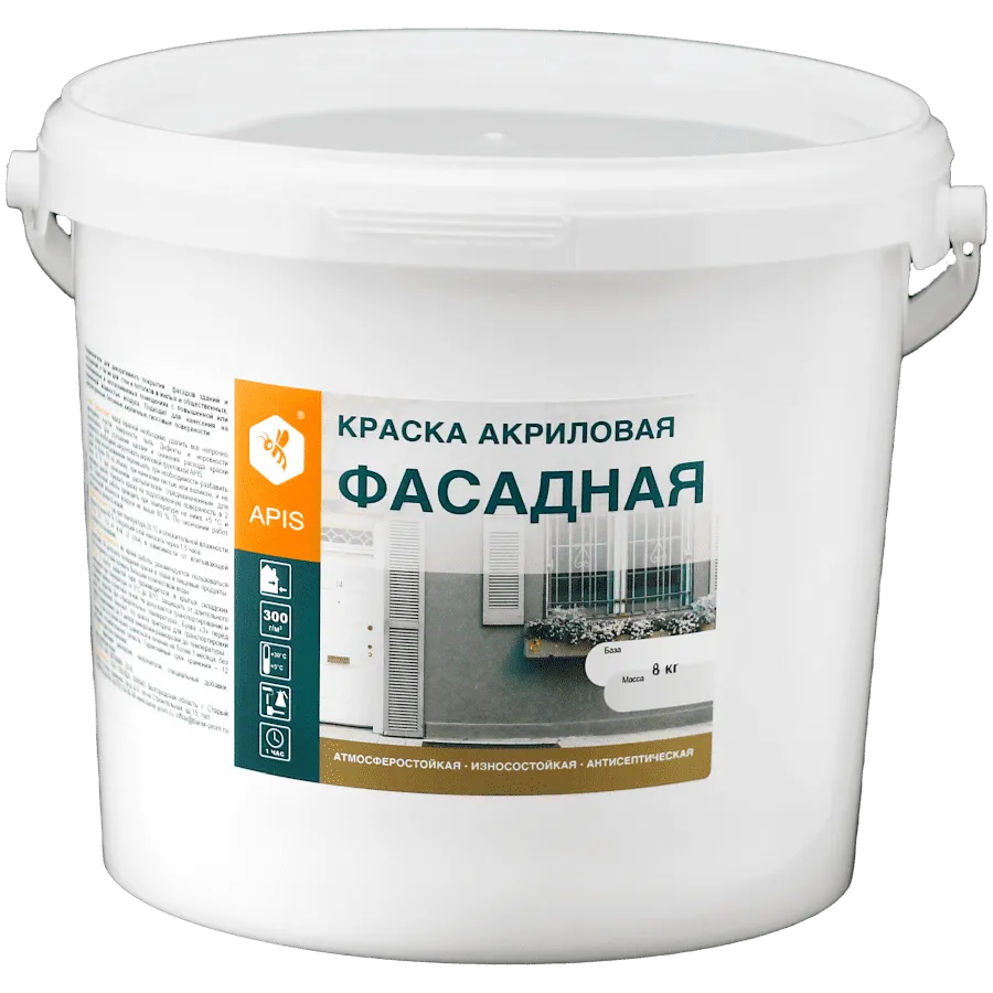 Краска акриловая APIS фасадная