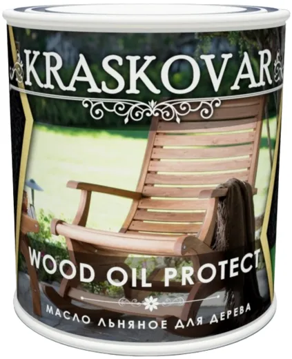 Красковар Wood Oil Protect масло льняное для дерева Красковар Wood Oil Protect масло льняное для дерева недорого с доставкой