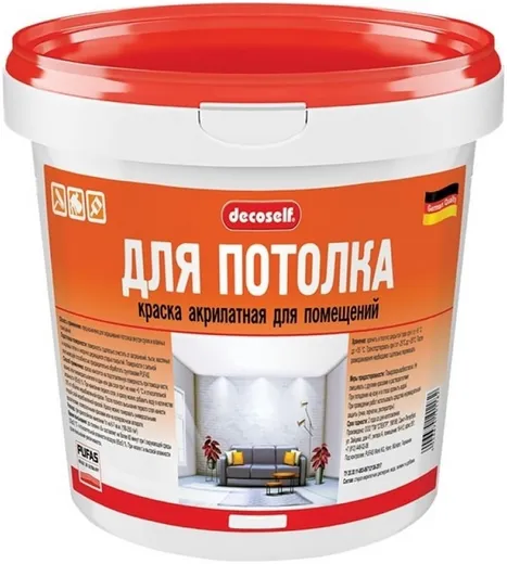 Пуфас Decoself для Потолка КП краска акрилатная Пуфас Decoself для Потолка КП краска акрилатная недорого с доставкой
