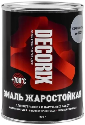 Decorix эмаль жаростойкая для внутренних и наружных работ +700°С Decorix эмаль жаростойкая для внутренних и наружных работ +700°С недорого с доставкой