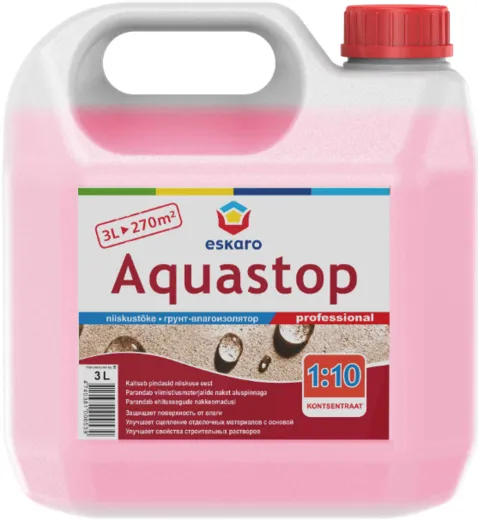 Eskaro Aquastop грунт-влагоизолятор глубокого проникновения Eskaro Aquastop грунт-влагоизолятор глубокого проникновения недорого с доставкой