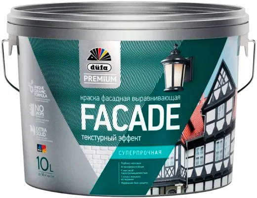 Dufa Premium Facade краска фасадная выравнивающая суперпрочная Dufa Premium Facade краска фасадная выравнивающая суперпрочная недорого с доставкой