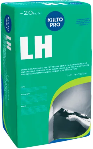 Kiilto Pro LH финишная полимерная шпаклевка для стен и потолков