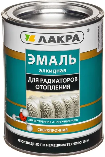 Лакра эмаль алкидная для радиаторов отопления сверхпрочная