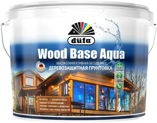 Dufa Wood Base Aqua высокоэффективная бесцветная деревозащитная грунтовка Dufa Wood Base Aqua высокоэффективная бесцветная деревозащитная грунтовка недорого с доставкой