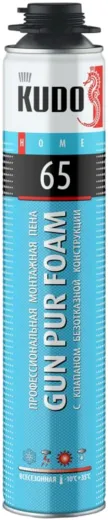 Kudo Home Gun Pur Foam 65 пена монтажная профессиональная всесезонная
