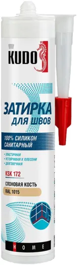 Kudo Home герметик-затирка для швов силиконовый санитарный Kudo Home герметик-затирка для швов силиконовый санитарный недорого с доставкой