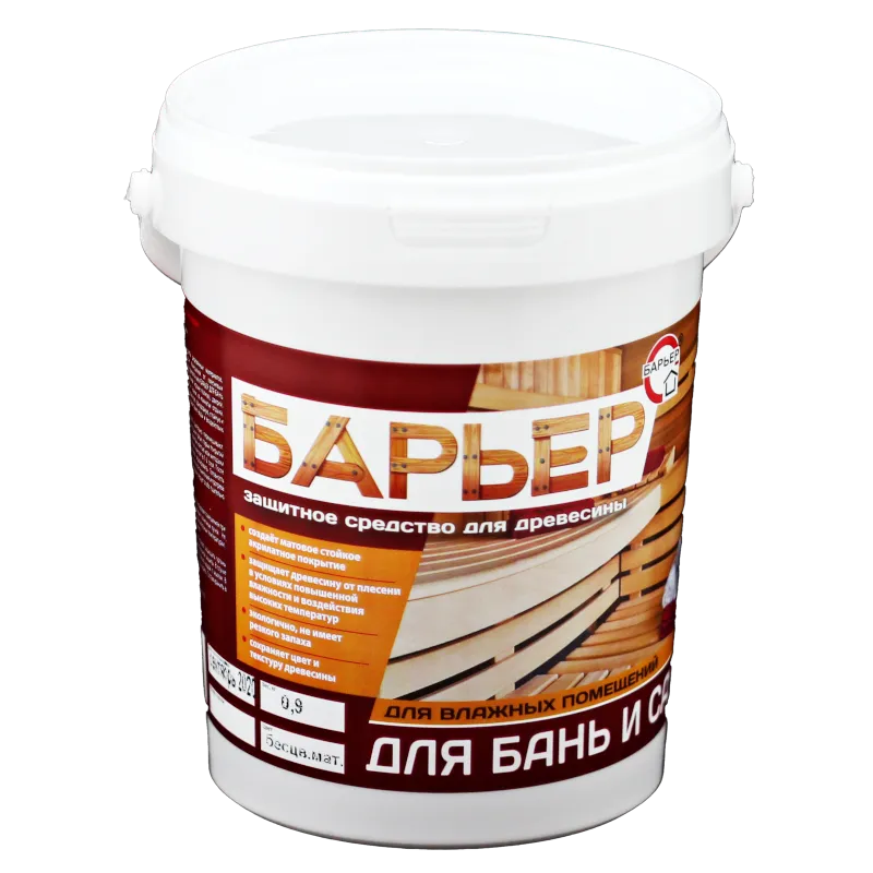 Защитный состав для древесины БАРЬЕР ДЛЯ БАНЬ И САУН Защитный состав для древесины БАРЬЕР ДЛЯ БАНЬ И САУН недорого с доставкой