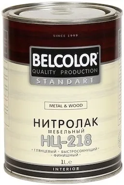 Belcolor Standart НЦ-222 Metal & Wood нитролак мебельный Belcolor Standart НЦ-222 Metal & Wood нитролак мебельный