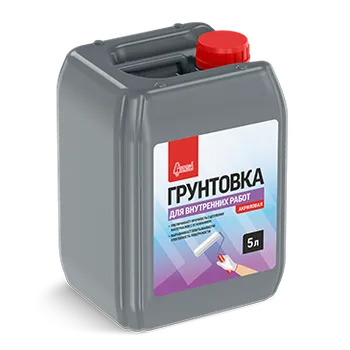 Грунтовка "Для внутренних работ" 5 литров