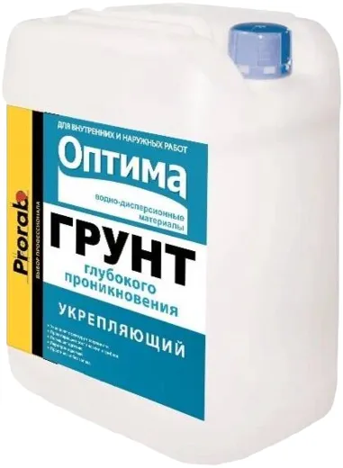 Prorab Оптима грунт глубокого проникновения укрепляющий Prorab Оптима грунт глубокого проникновения укрепляющий недорого с доставкой
