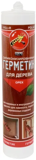 Поли-Р силиконизированный герметик для дерева Поли-Р силиконизированный герметик для дерева недорого с доставкой