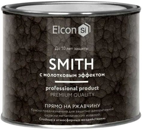 Elcon Smith кузнечная краска с молотковым эффектом прямо на ржавчину Elcon Smith кузнечная краска с молотковым эффектом прямо на ржавчину недорого с доставкой