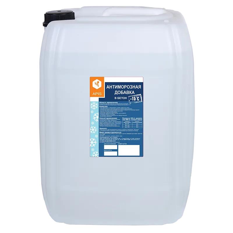 Антиморозная добавка в бетон «APIS» -15 ° С Антиморозная добавка в бетон «APIS» -15 ° С недорого с доставкой