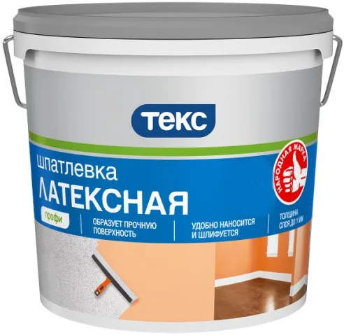 Текс Профи шпатлевка латексная Текс Профи шпатлевка латексная недорого с доставкой