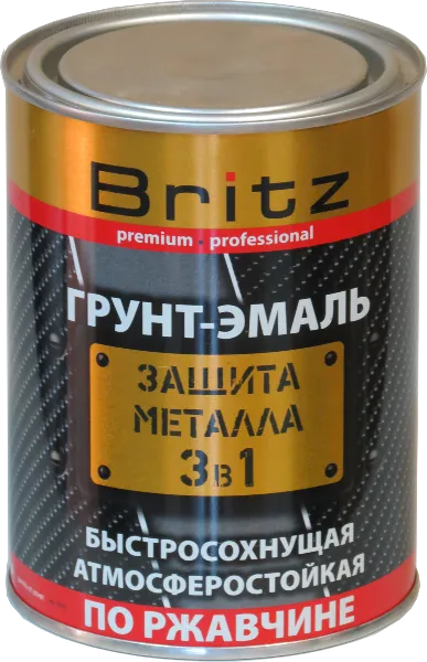БРИЦ Грунт-Эмаль 3в1 по ржавчине ЛЮКС ТУ 2312-014-50981227-2014