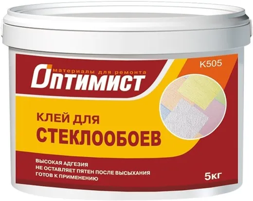 Оптимист K 505 клей для стеклообоев для внутренних работ Оптимист K 505 клей для стеклообоев для внутренних работ недорого с доставкой