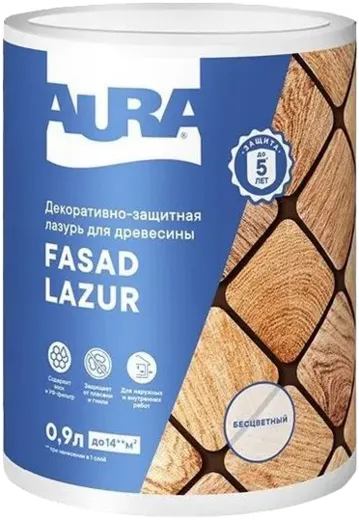 Аура Fasad Lazur декоративно-защитная лазурь для древесины Аура Fasad Lazur декоративно-защитная лазурь для древесины недорого с доставкой
